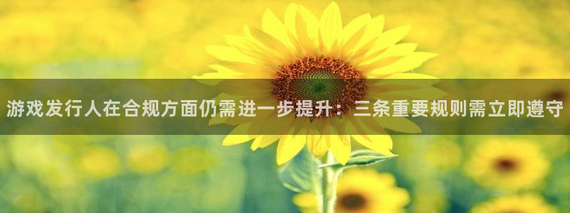 db电竞官网平台会黑款吗：游戏发行人在合规方面仍需进一步提升：三条重要规则需立即遵守