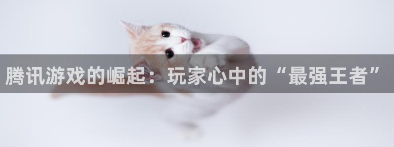 db电竞官网代理开号平台：腾讯游戏的崛起：玩家心中的“最强王者”